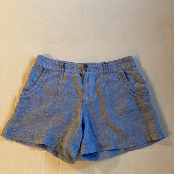 INC chambray blue shorts Size 12 - Picture 1 of 8